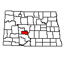 Map of Oliver County