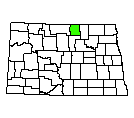 Map of Rolette County