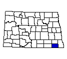 Map of Sargent County