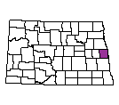 Map of Traill County