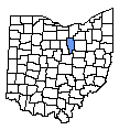 Map of Ashland County