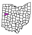 Map of Auglaize County