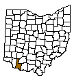 Map of Brown County
