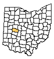 Map of Champaign County
