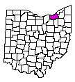 Map of Cuyahoga County