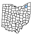 Map of Geauga County