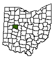 Map of Logan County