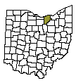 Map of Lorain County