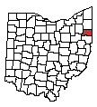 Map of Mahoning County