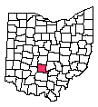 Map of Pickaway County