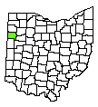 Map of Van Wert County