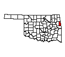 Map of Adair County