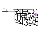 Map of Cherokee County