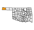 Map of Cimarron County