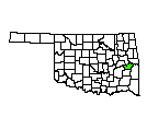 Map of Haskell County