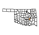 Map of Hughes County