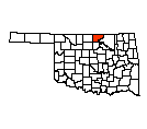 Map of Kay County