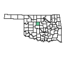 Map of Kingfisher County