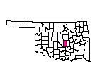 Map of Pottawatomie County