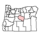 Map of Crook County