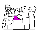 Map of Deschutes County