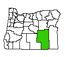 Map of Harney County