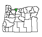 Map of Hood River County