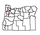 Map of Yamhill County