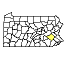 Map of Berks County