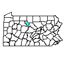 Map of Cameron County