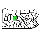 Map of Clearfield County
