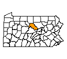 Map of Clinton County