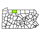 Map of McKean County