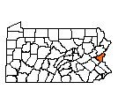 Map of Northampton County