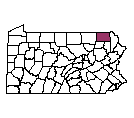 Map of Susquehanna County