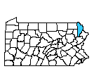 Map of Wayne County