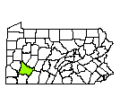 Map of Westmoreland County