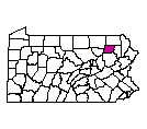 Map of Wyoming County