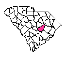 Map of Clarendon County