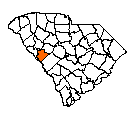 Map of Edgefield County
