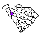 Map of Greenwood County