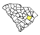 Map of Williamsburg County