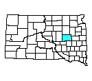 Map of Beadle County