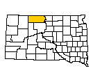 Map of Corson County