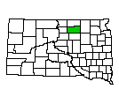 Map of Edmunds County