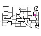 Map of Hamlin County