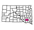 Map of Hutchinson County