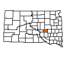 Map of Jerauld County
