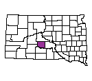 Map of Jones County
