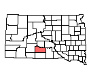 Map of Mellette County